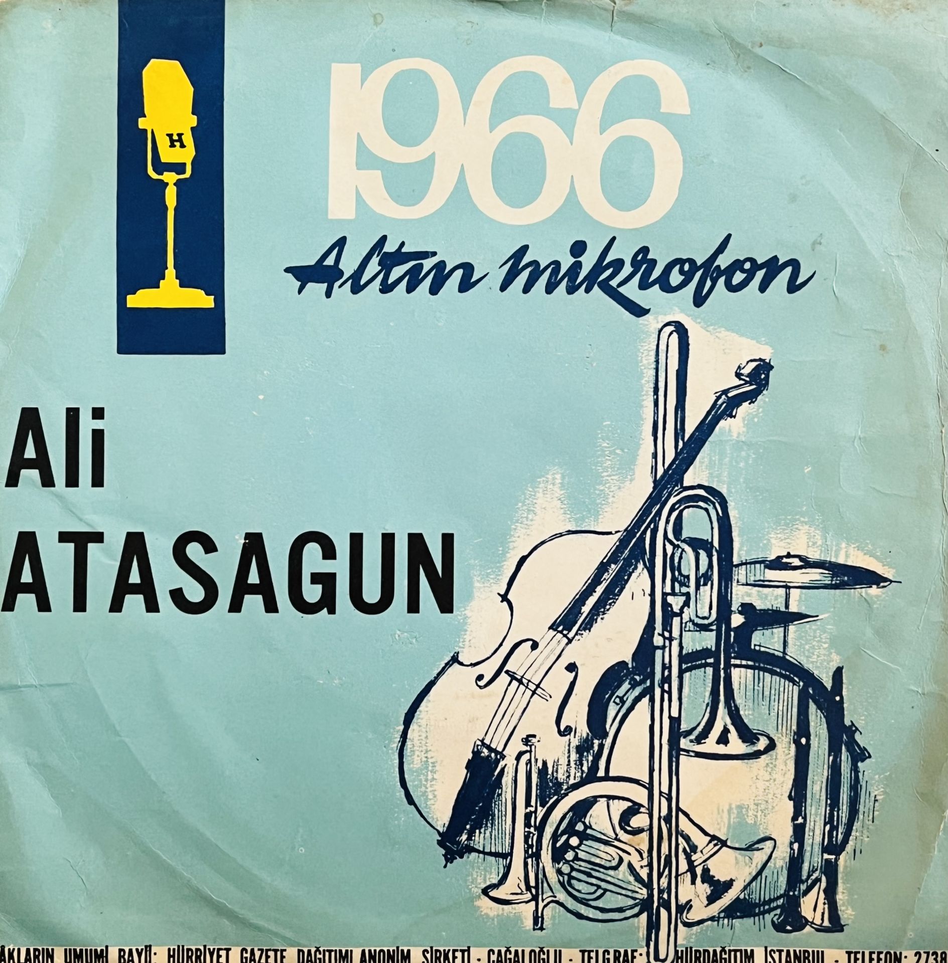 Ali Atasagun ( 1966 Altın Mikrofon ) - Yarim 45lik