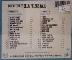 For The Love of Ella Fitzgerald CD