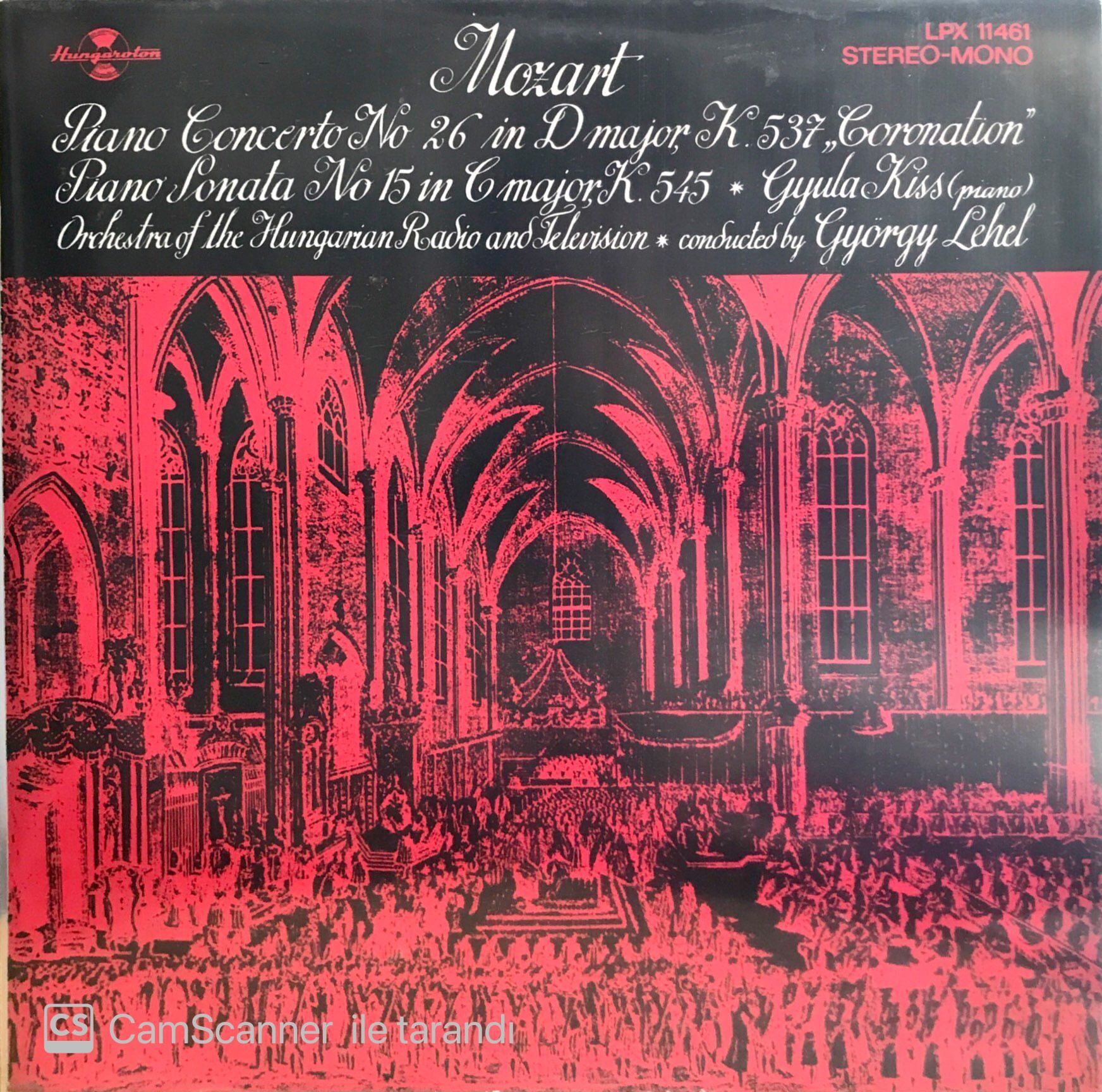 Mozart / Piano Concerto No 26 / Piano Sonata No 15 LP