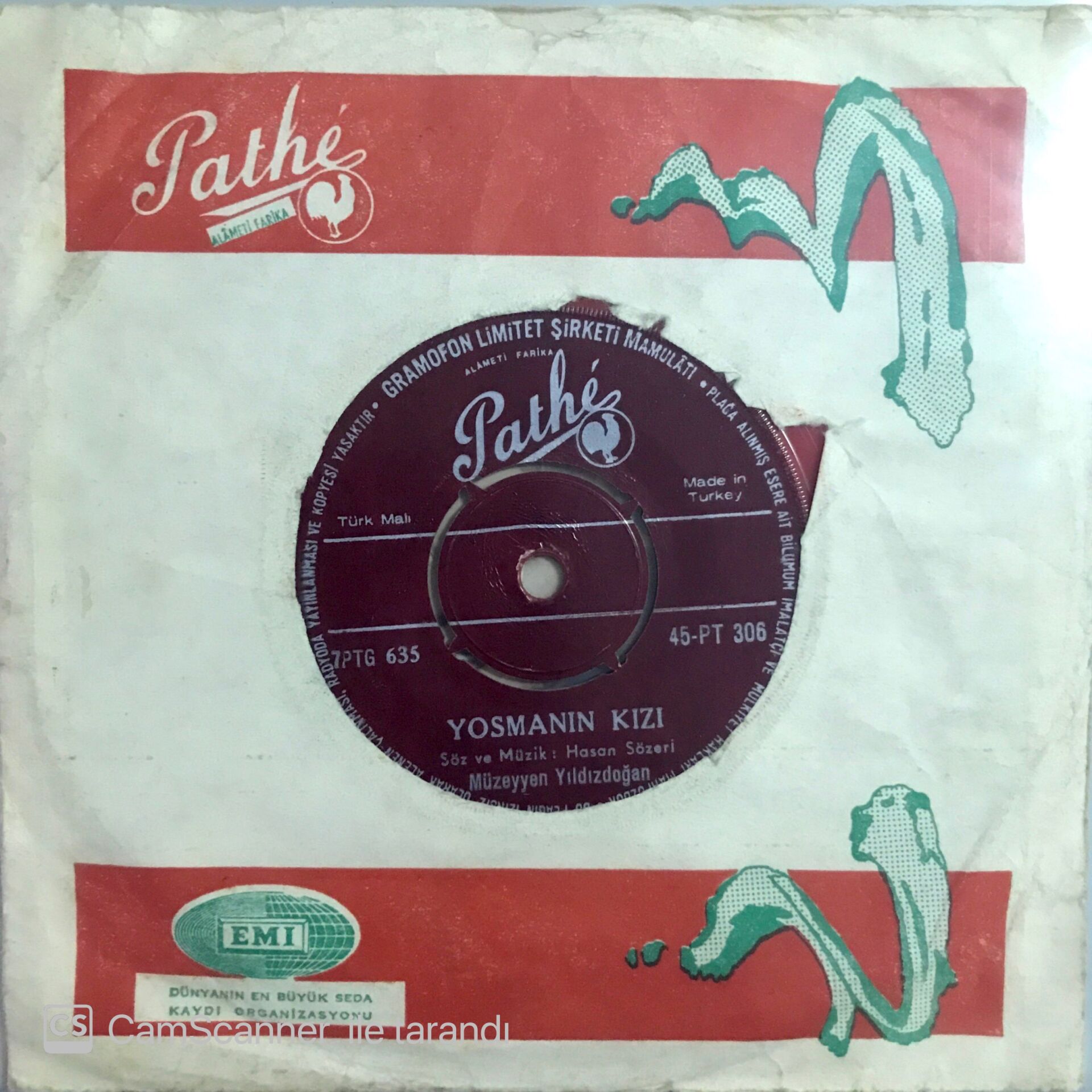 Müzeyyen Yıldızdoğan - Yosmanın Kızı 45lik