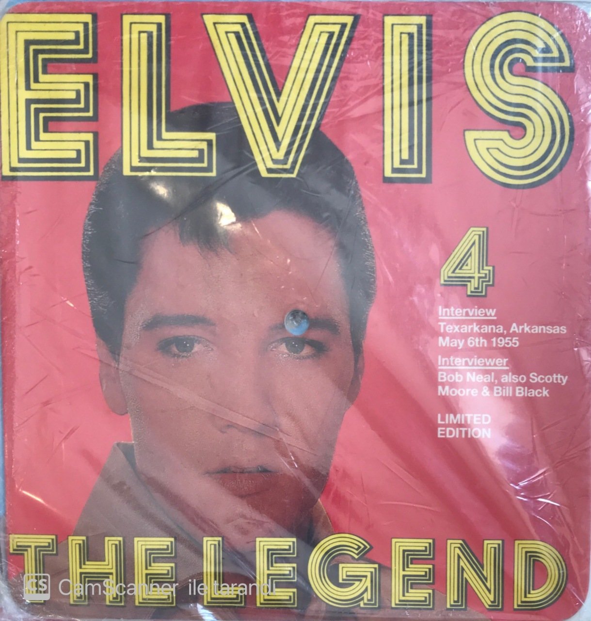 1955 Elvis Röportajı 4'lü The Legend Elvis 45lik