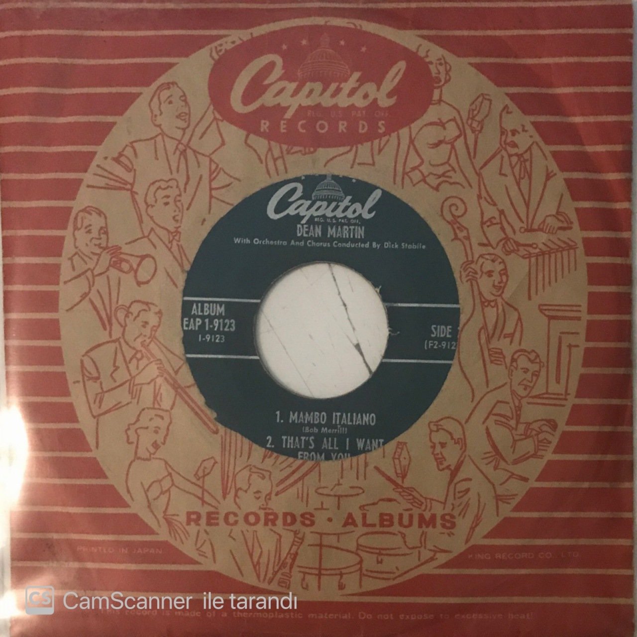 Dean Martin Let Me Go Lover 45lik