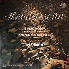 Mendelssohn Symphony No 1 In C Minor LP