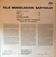 Mendelssohn Symphony No 1 In C Minor LP