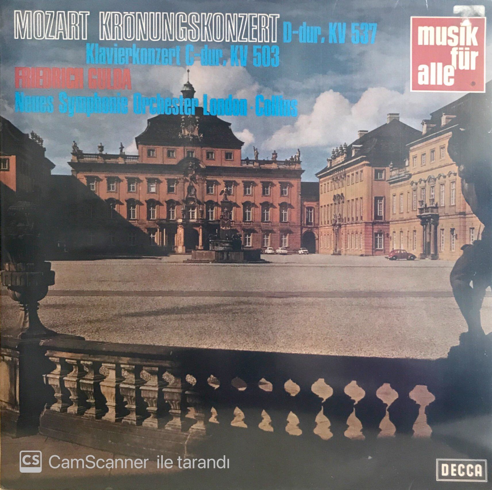 Mozart Krönungskonzert Nr. 25 und 26 / Gulda LP