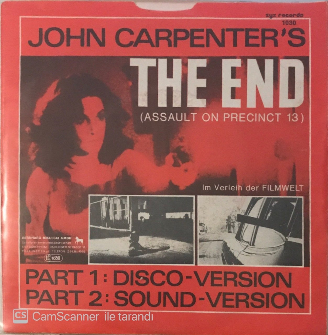 Remix From The John Carpenter Film The End 45lik