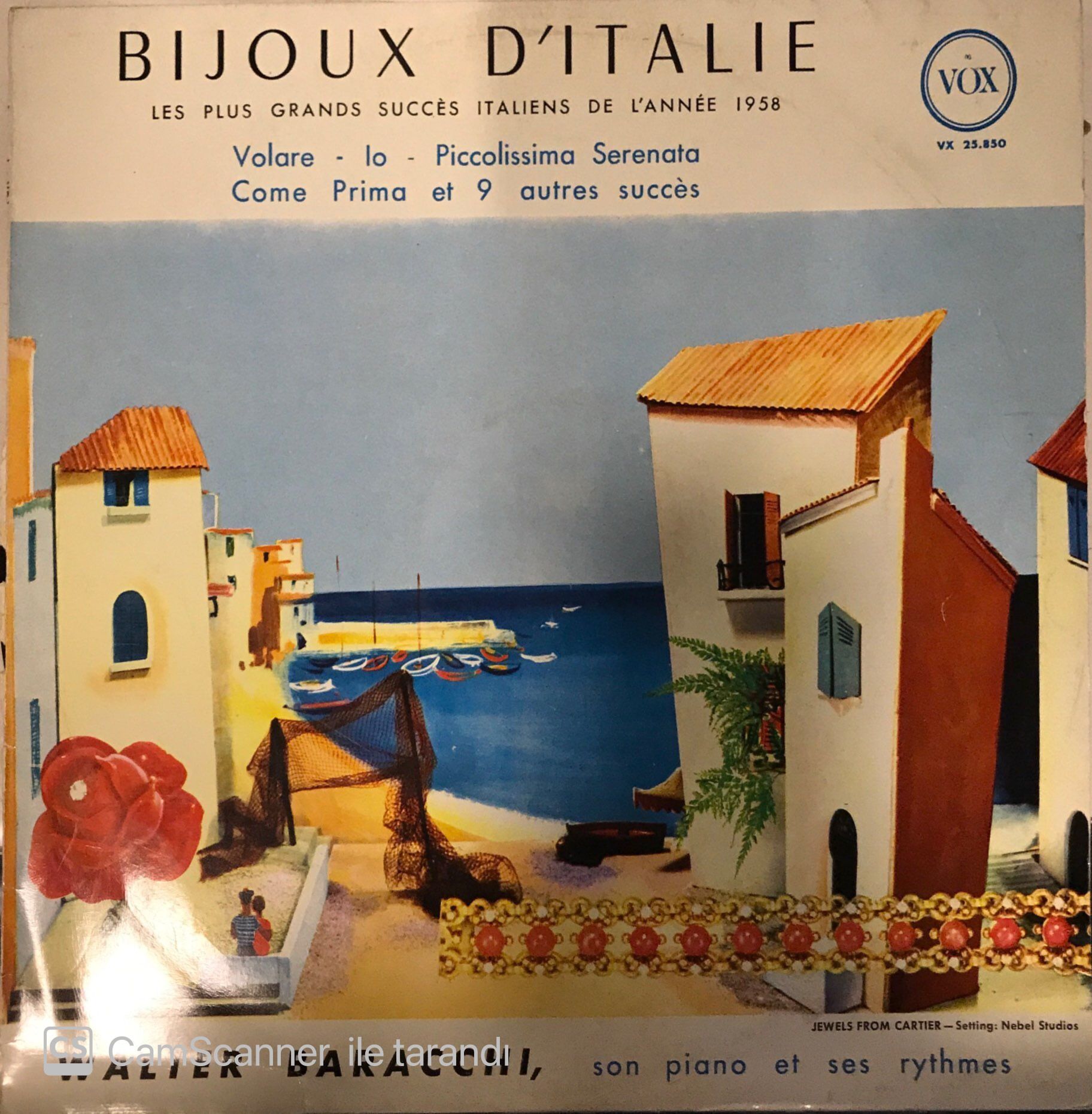 Bijoux D'ıtalie Les Plus Grands Succes Italiens De L'annee 1958 LP