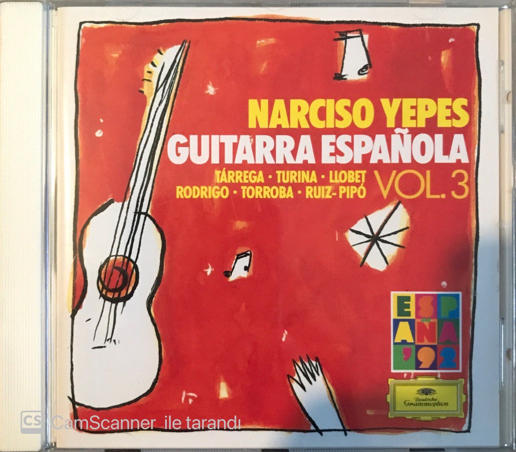Narciso Yepes - Guitarra Espanola Vol.3 CD