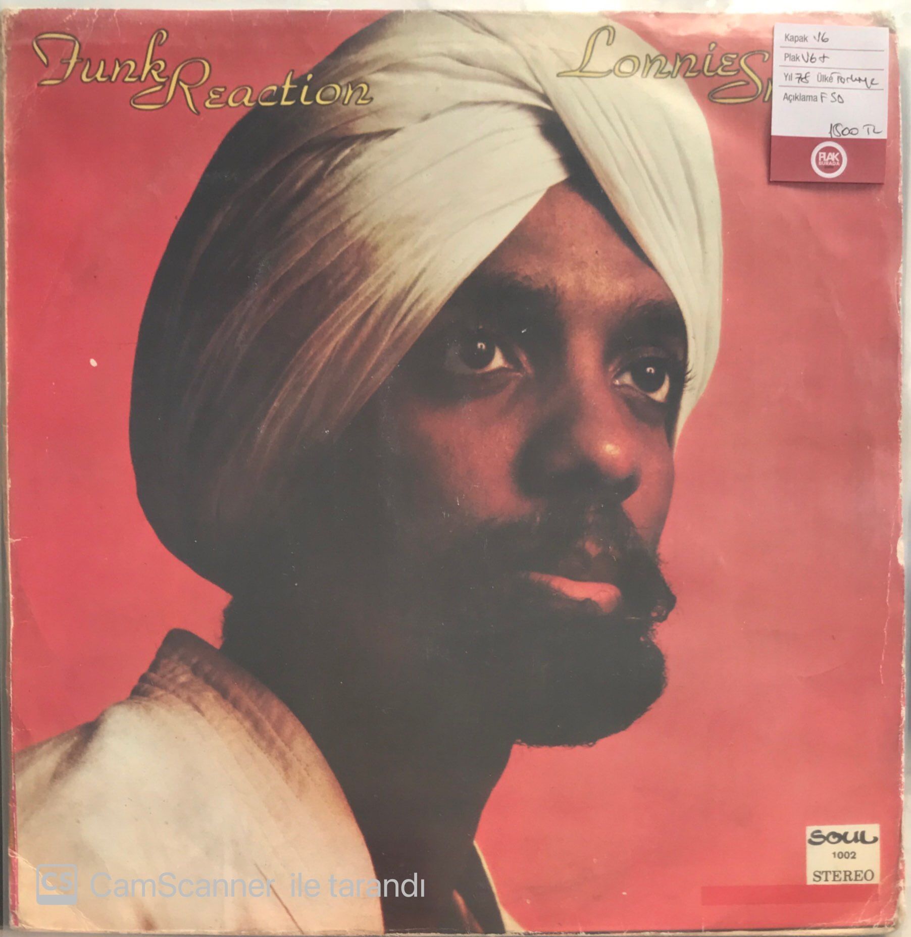 Lonnie Smith - Funk Reaction LP