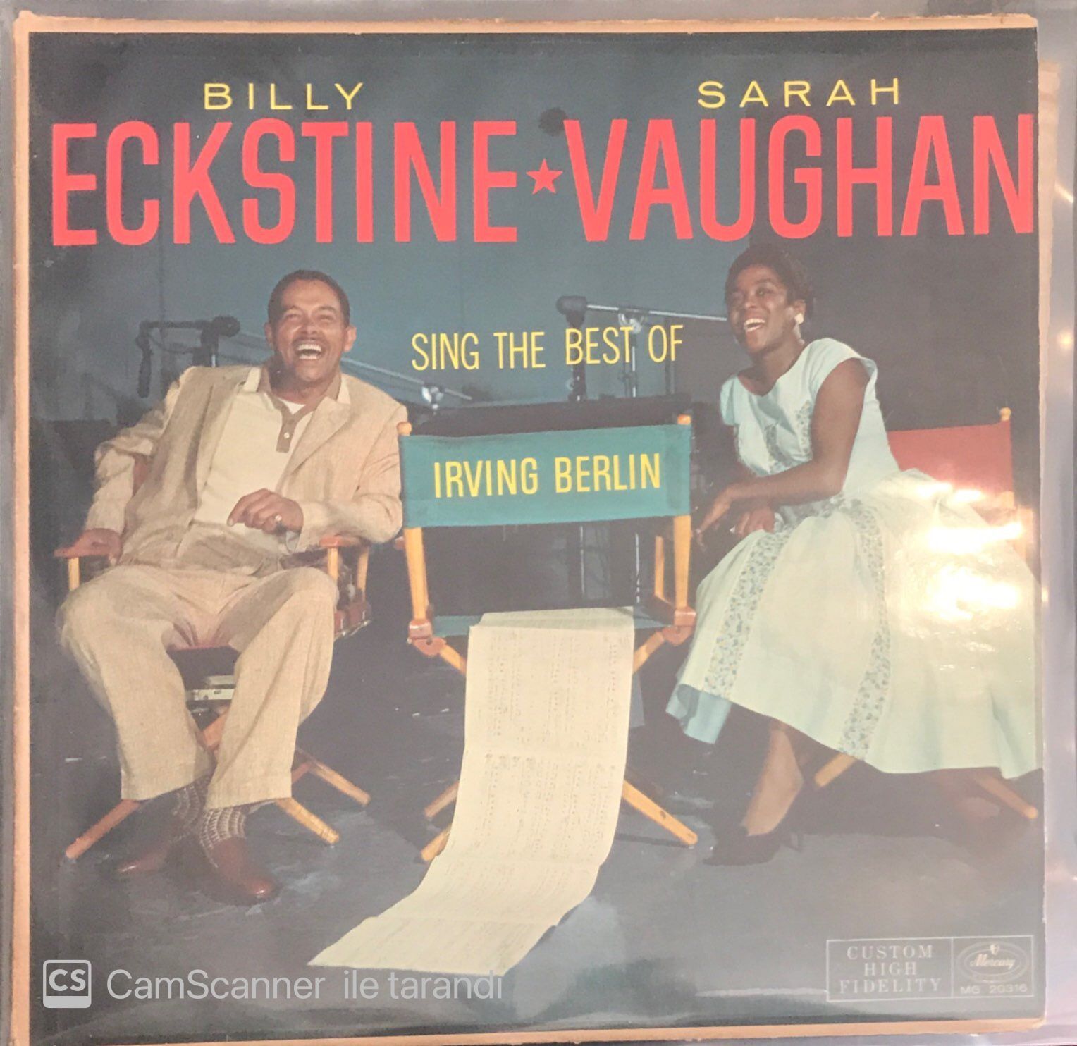 Billy Eckstine Sarah Vaughan Sing The Best Of Irving Berlin LP
