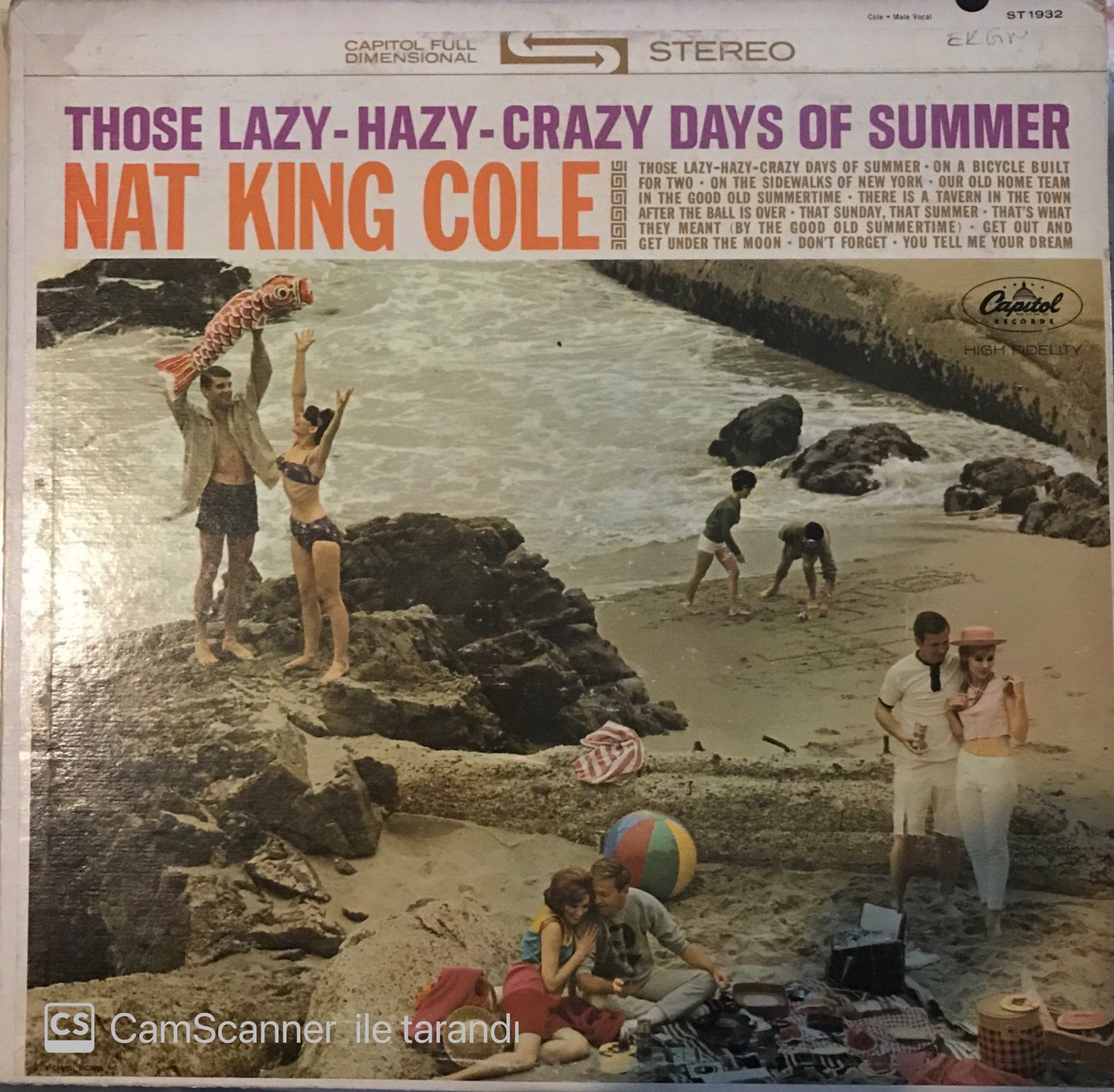 Nat King Cole - Those Lazy Hazy Crazy Days Of Summer LP