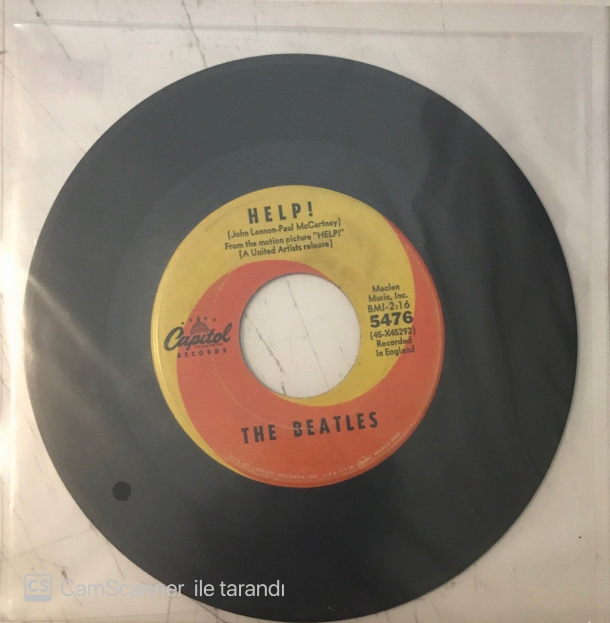 The Beatles I'm Down 45lik