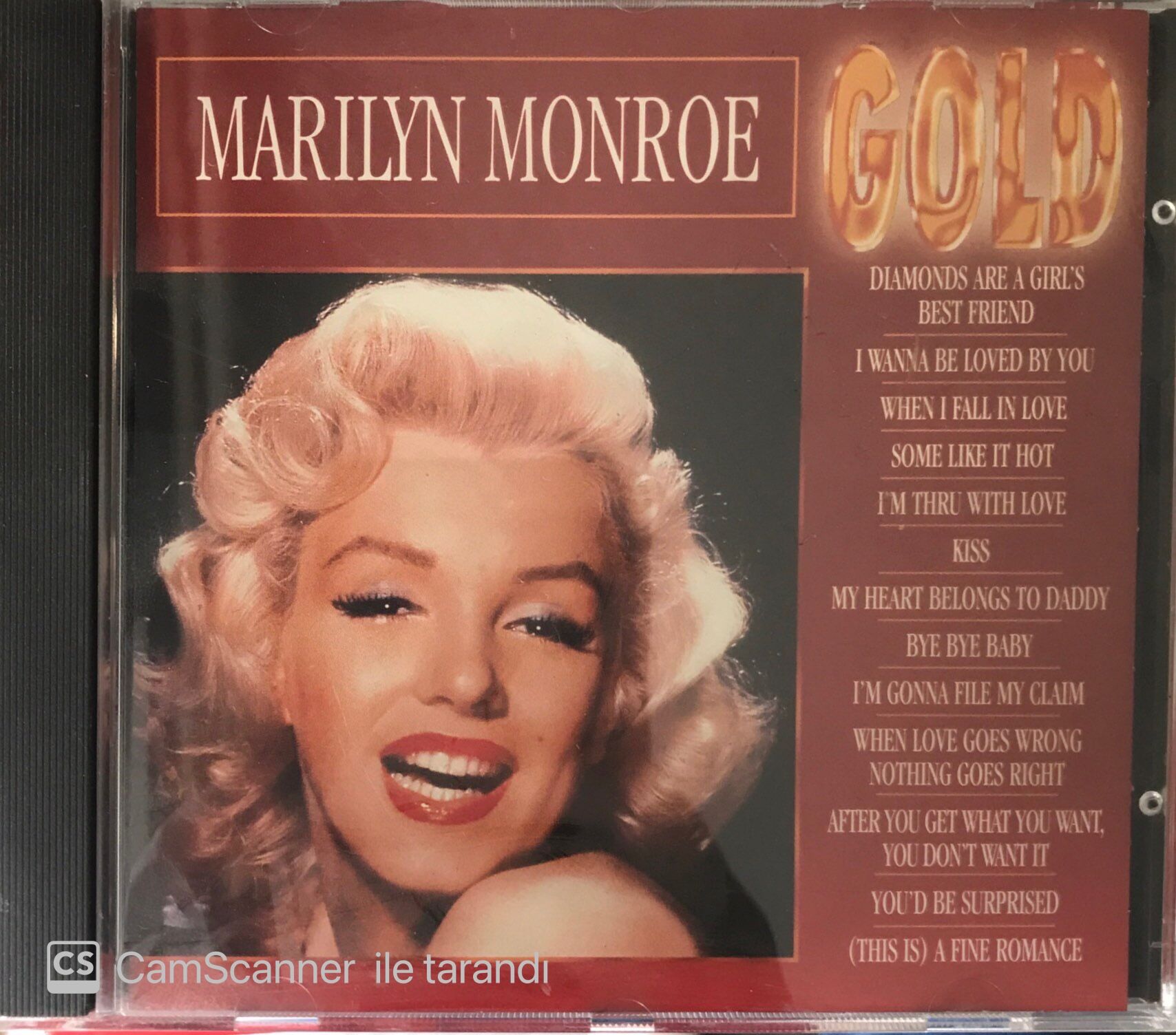 Marilyn Monroe Gold CD
