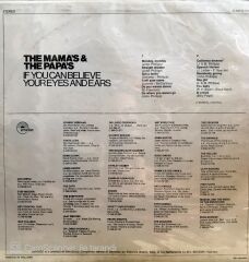 The Mama's And The Papa's – If You Can Believe Your Eyes And Ears LP