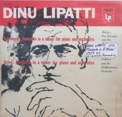 Dinu Lipatti Concerto In A Minor For Piano And Orchestra LP