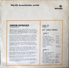 Büyük Bestekarlar Serisi : Dede Efendi Şef:Kemal Gürses LP