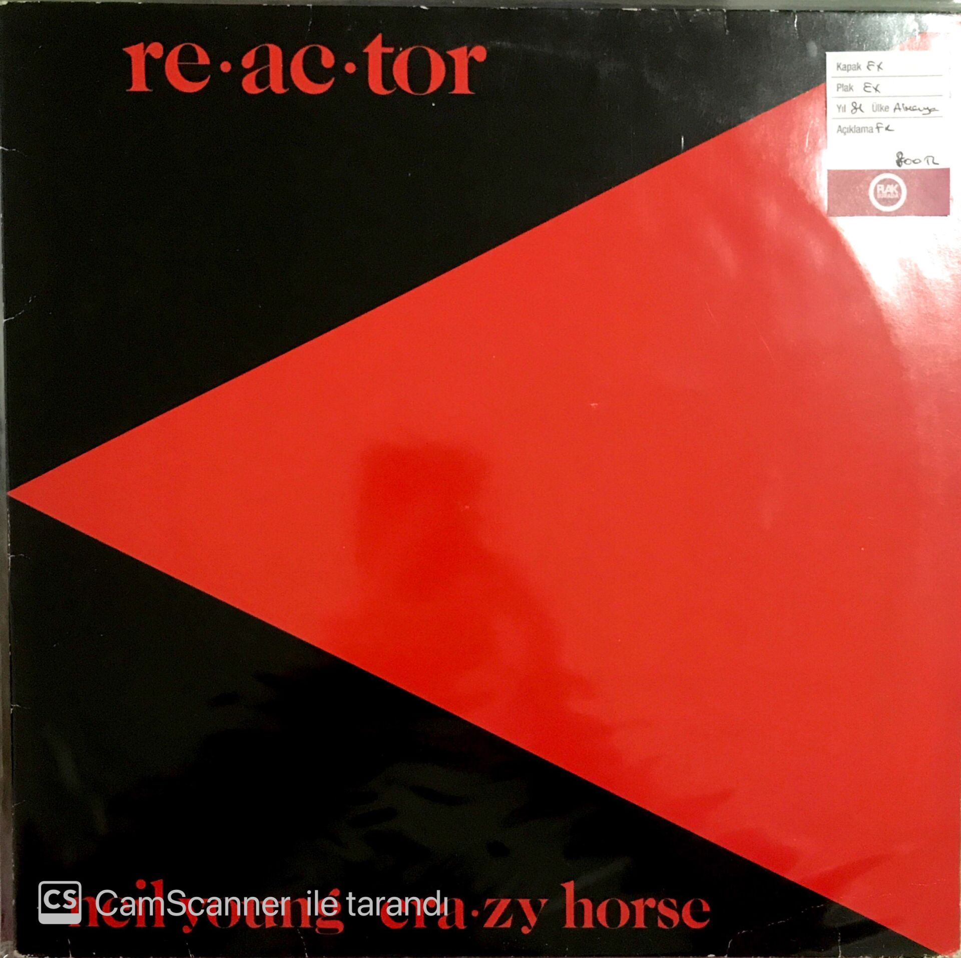 Neil Young - Re Ac Tor LP