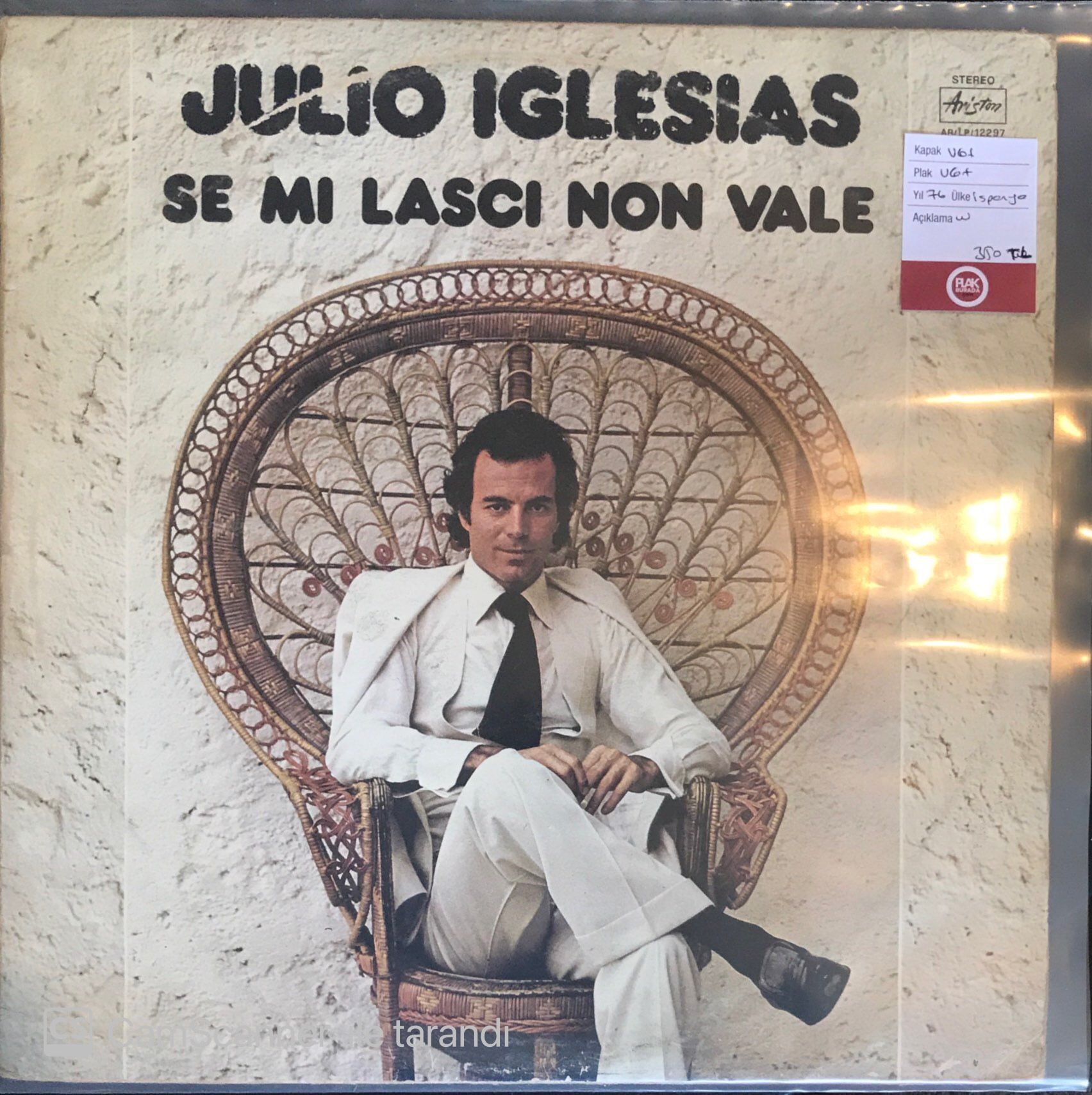 Julio Iglesias - Se Mi Lasci Non Vale LP