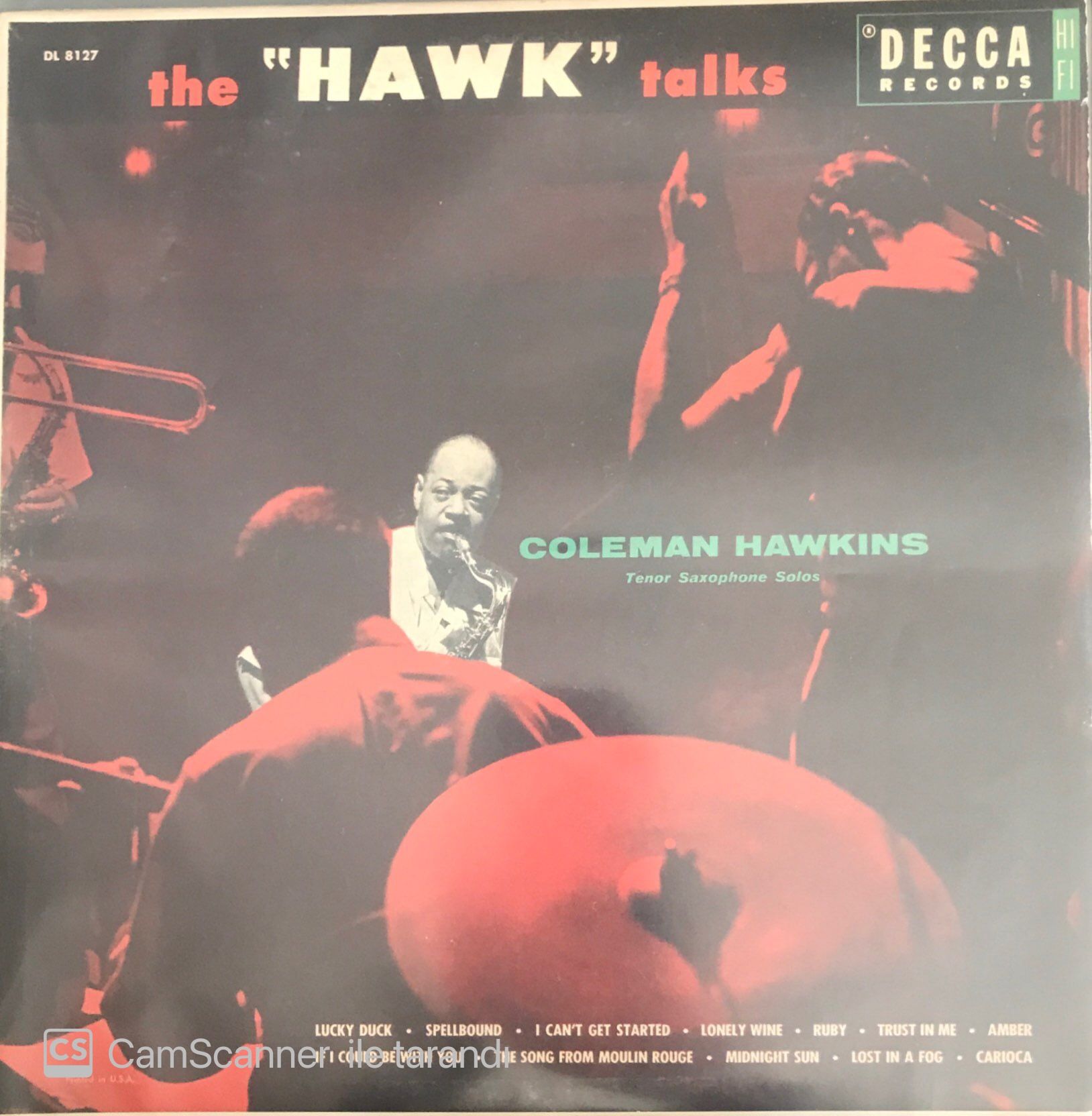 Coleman Hawkins The Hawk Talks LP