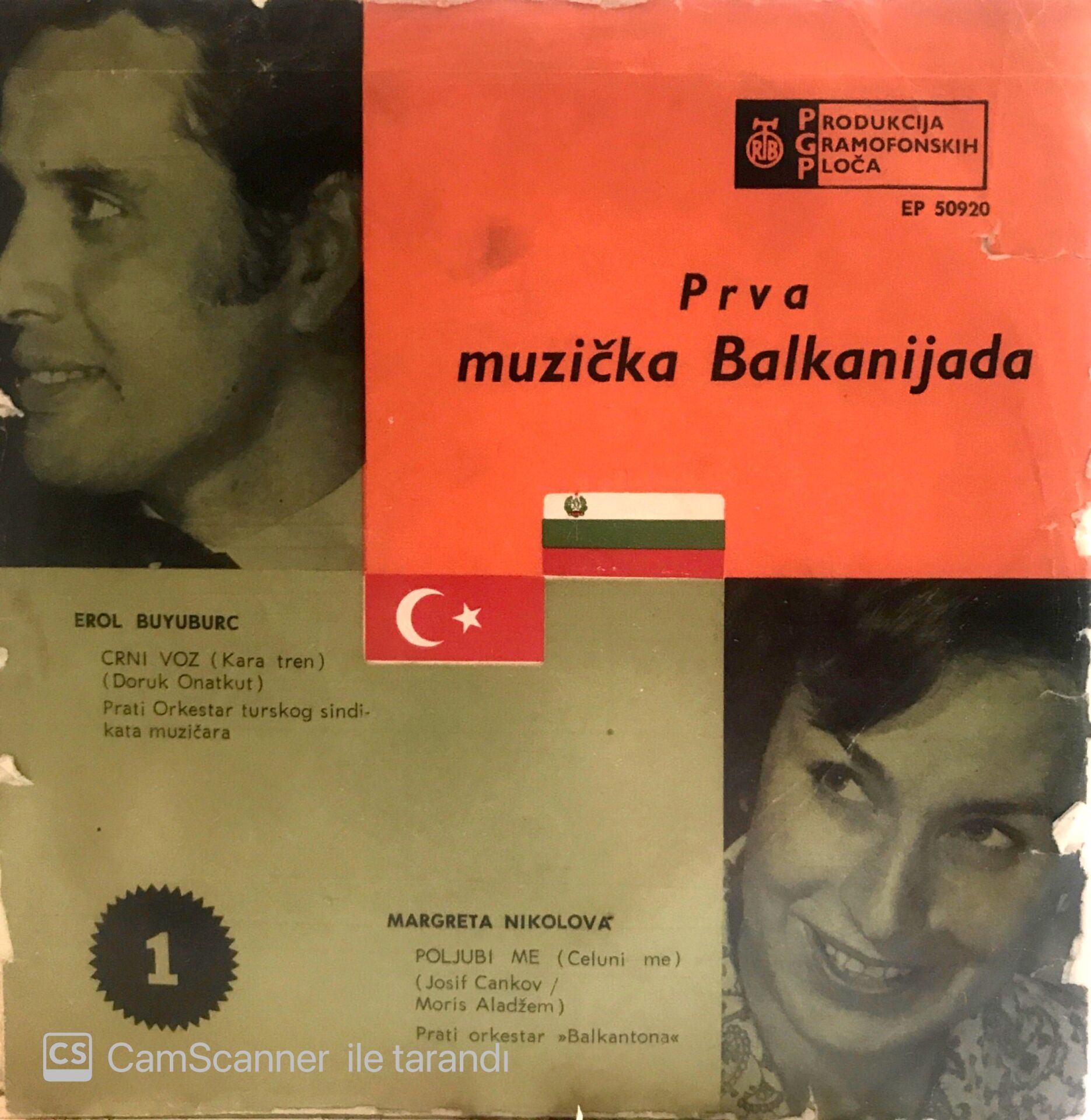 Prva Muzicka Balkanijada - Erol Büyükburç - Margeta Nikolova 45lik