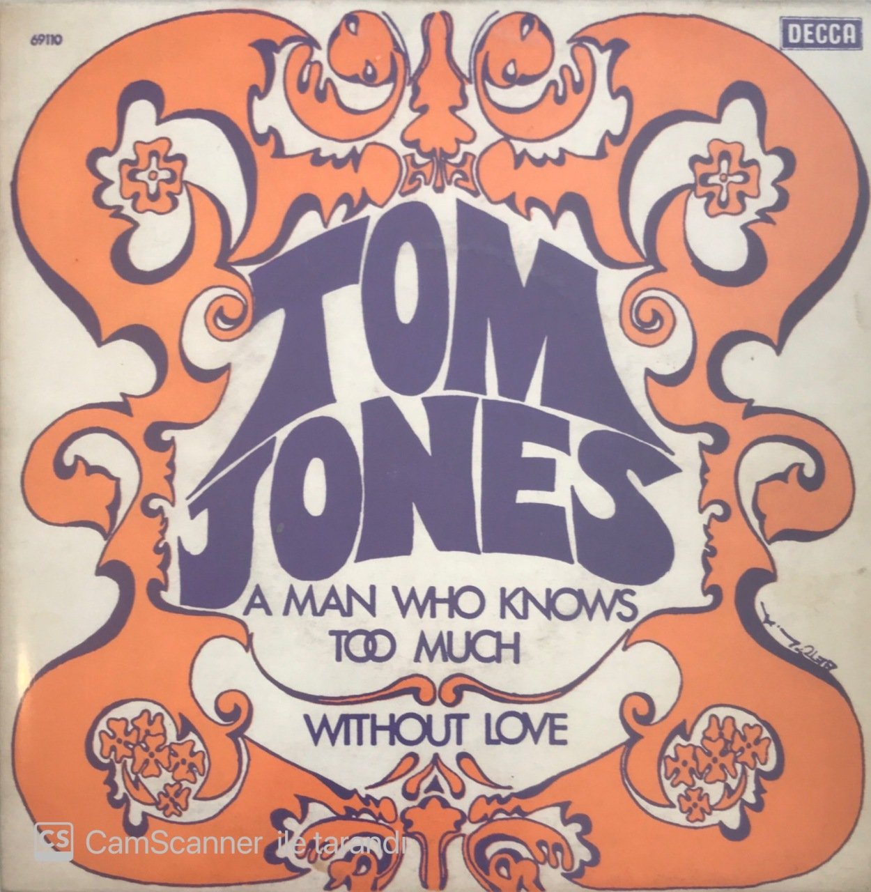 Tom Jones I'm Coming Home 45lik