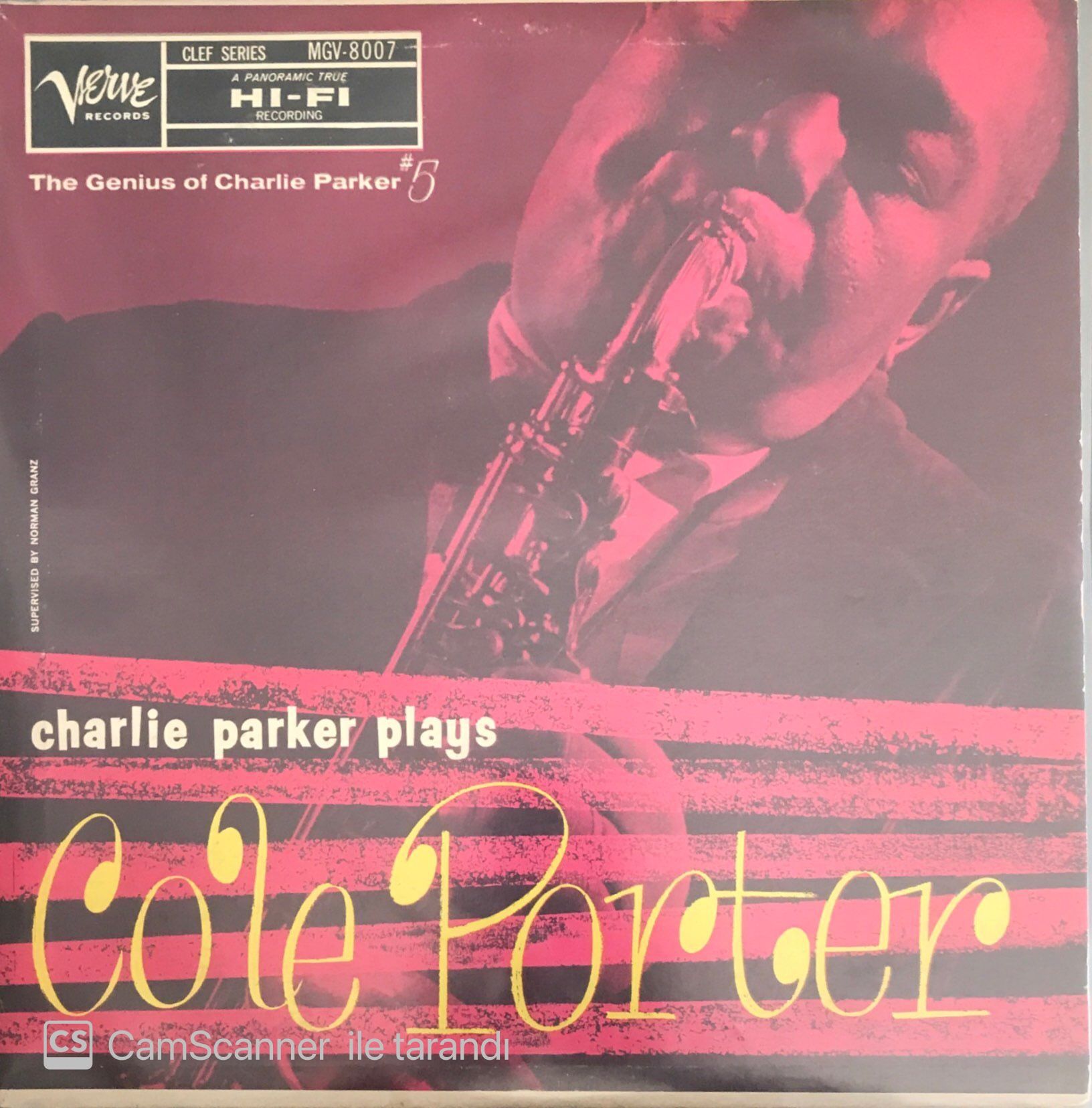 Charlie Parker Sings Cole Porter LP