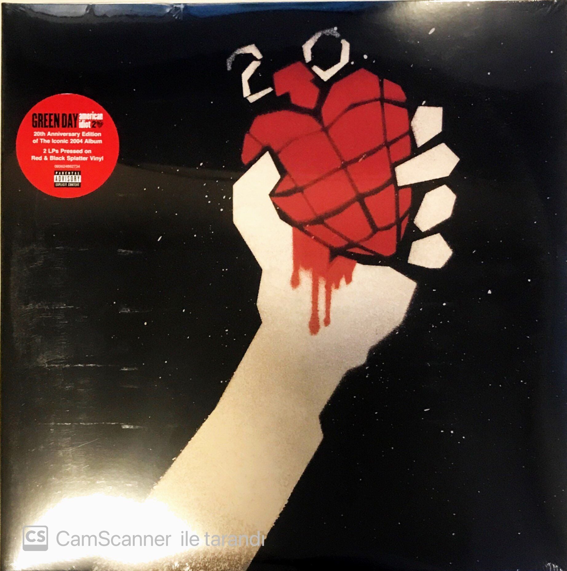 Green Day - American Idiot (2 LP - Red & Black Splatter) LP