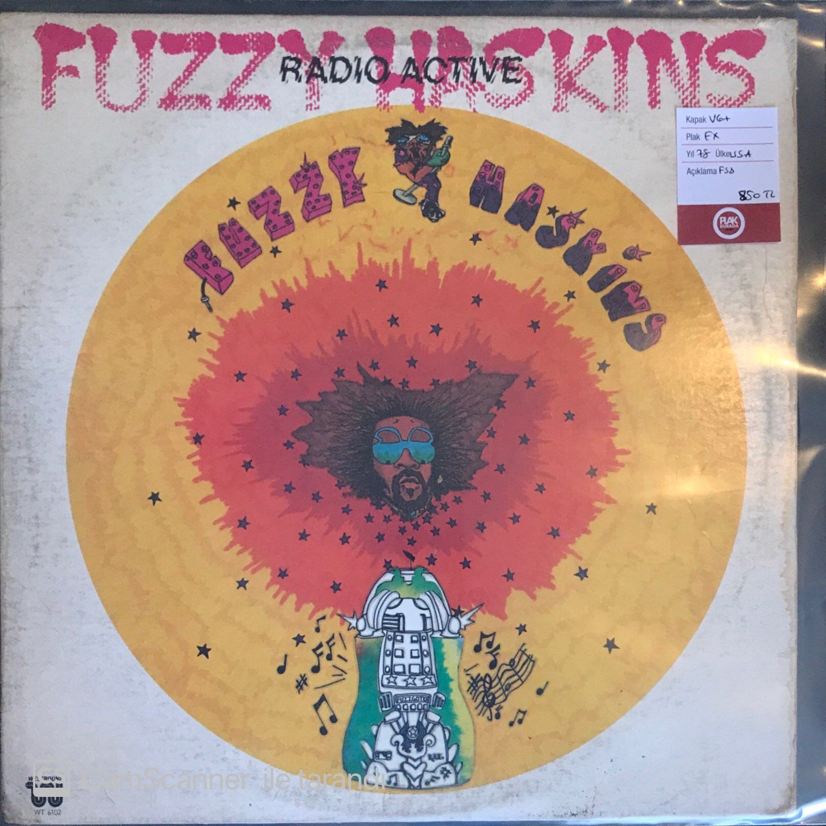 Fuzzy Haskins - Radio Active LP
