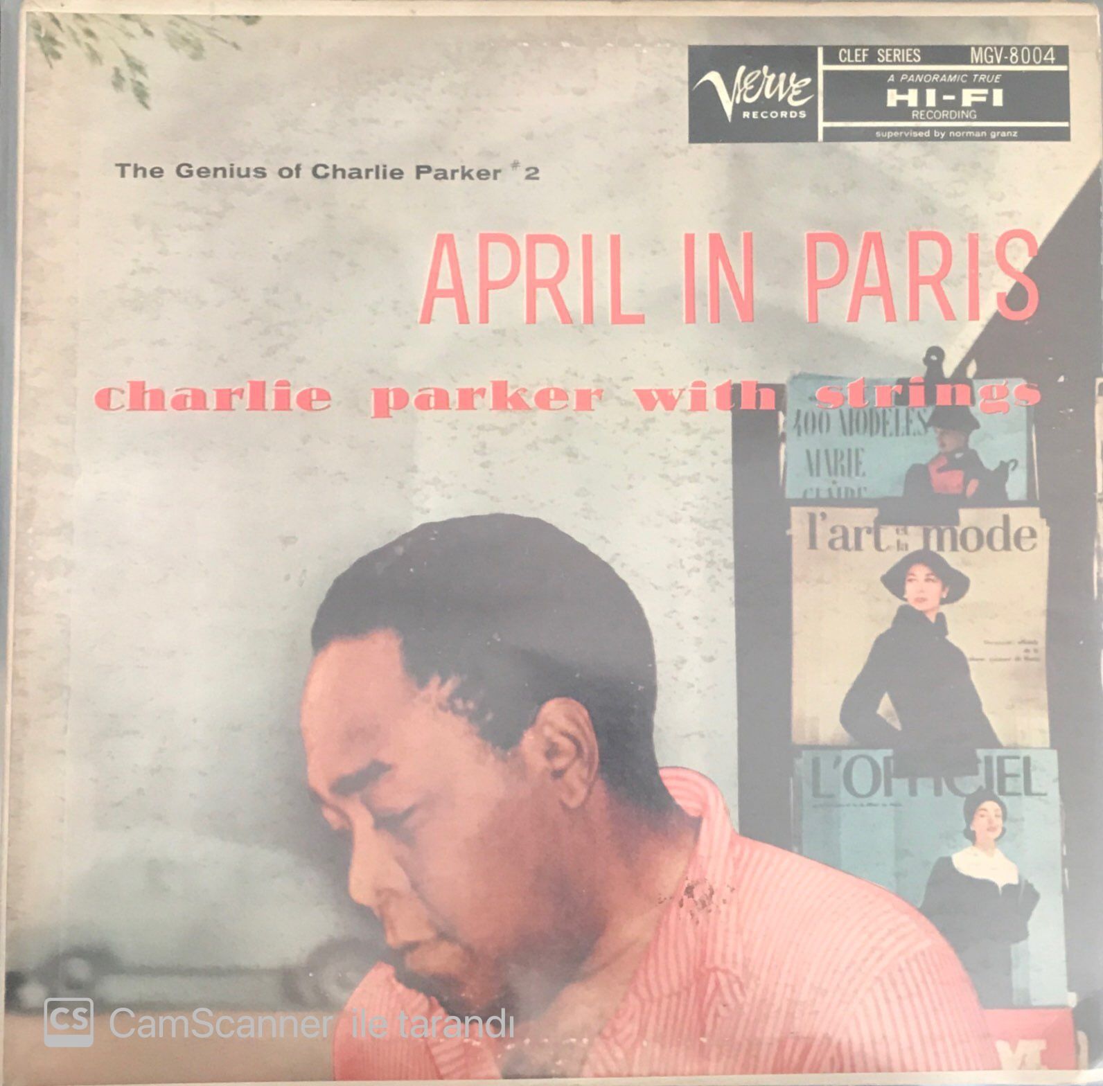 Charlie Parker With Strings April In Paris LP