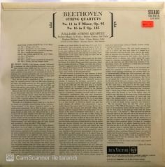 Beethoven - Juilliard String Quartet LP