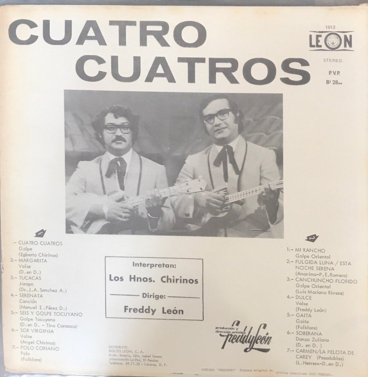 Cuatro Cuatros Hermanos Chirinos LP