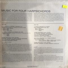 C.P.E. Bach J.S. Bach, Malcolm English Chamber Orchestra, Leppard Music For 4 Harpsichords LP