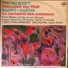 Prokofiev Peter And The Wolf Saint - Saens La Carnaval Des Animaux LP