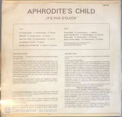 Aphrodite's Child - It's Five O'Clock LP
