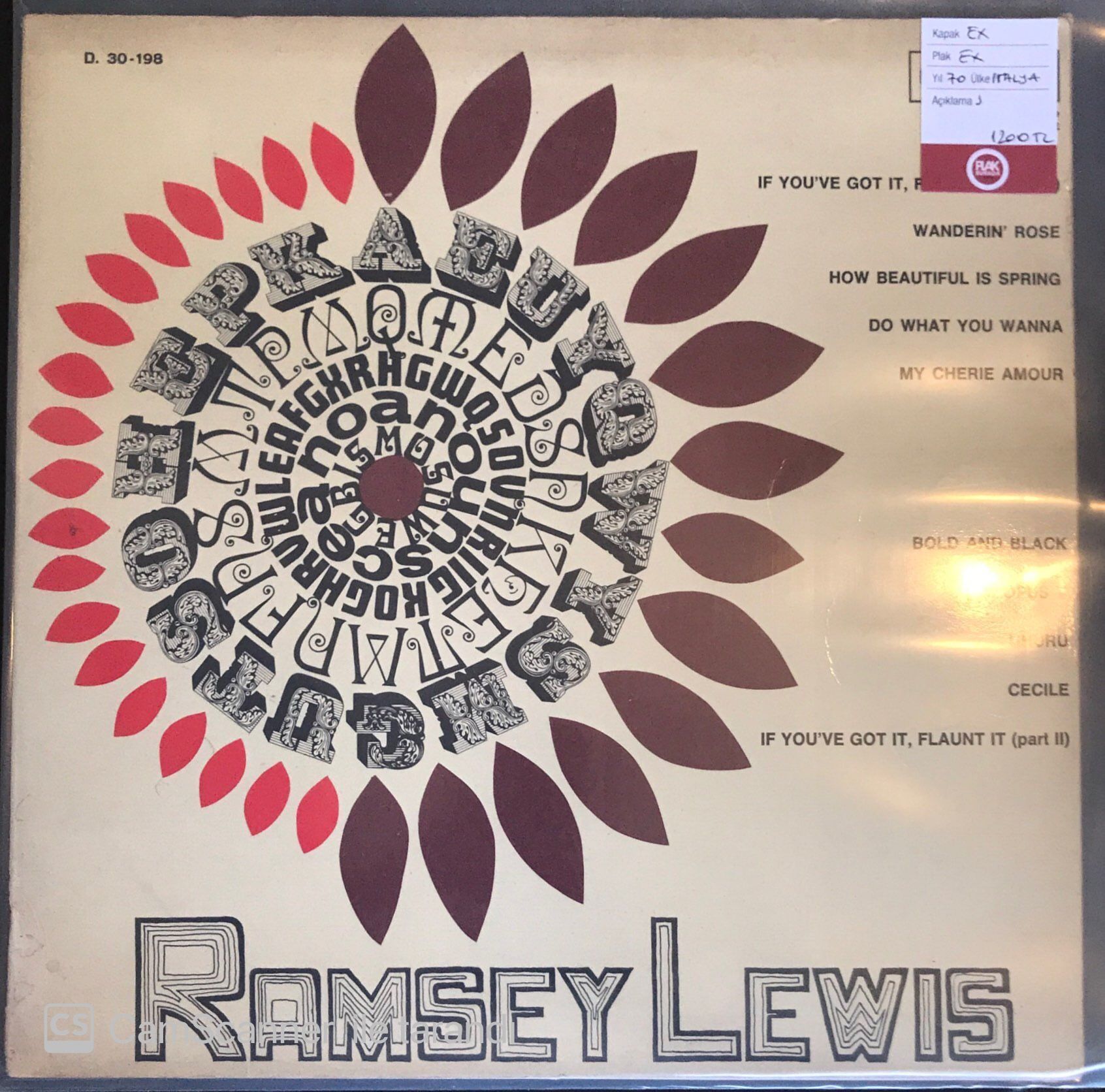 The Ramsey Lewis  Trio - Another Voyage LP