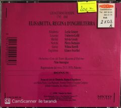 Rossini - Elisabetta-Regina D'inghil - CD