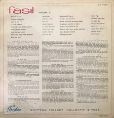 Fasıl Hüzzam Sultaniyegah LP