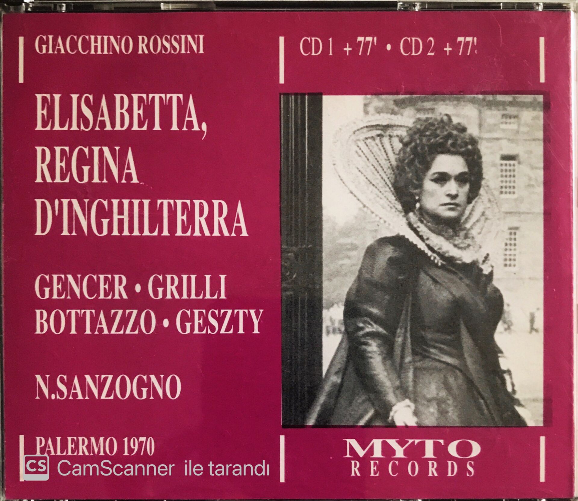 Rossini - Elisabetta-Regina D'inghil - CD