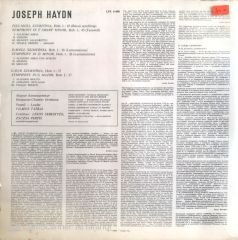 Joseph Haydn Symphonies LP