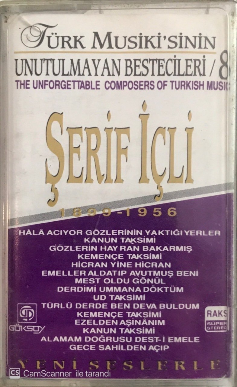 Şerif İçli Unutulmayan Besteciler-8 KASET