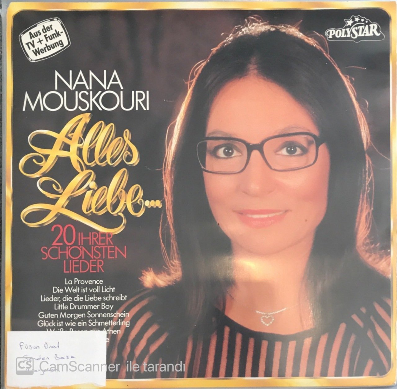 Nana Mouskouri Alles Liebe LP