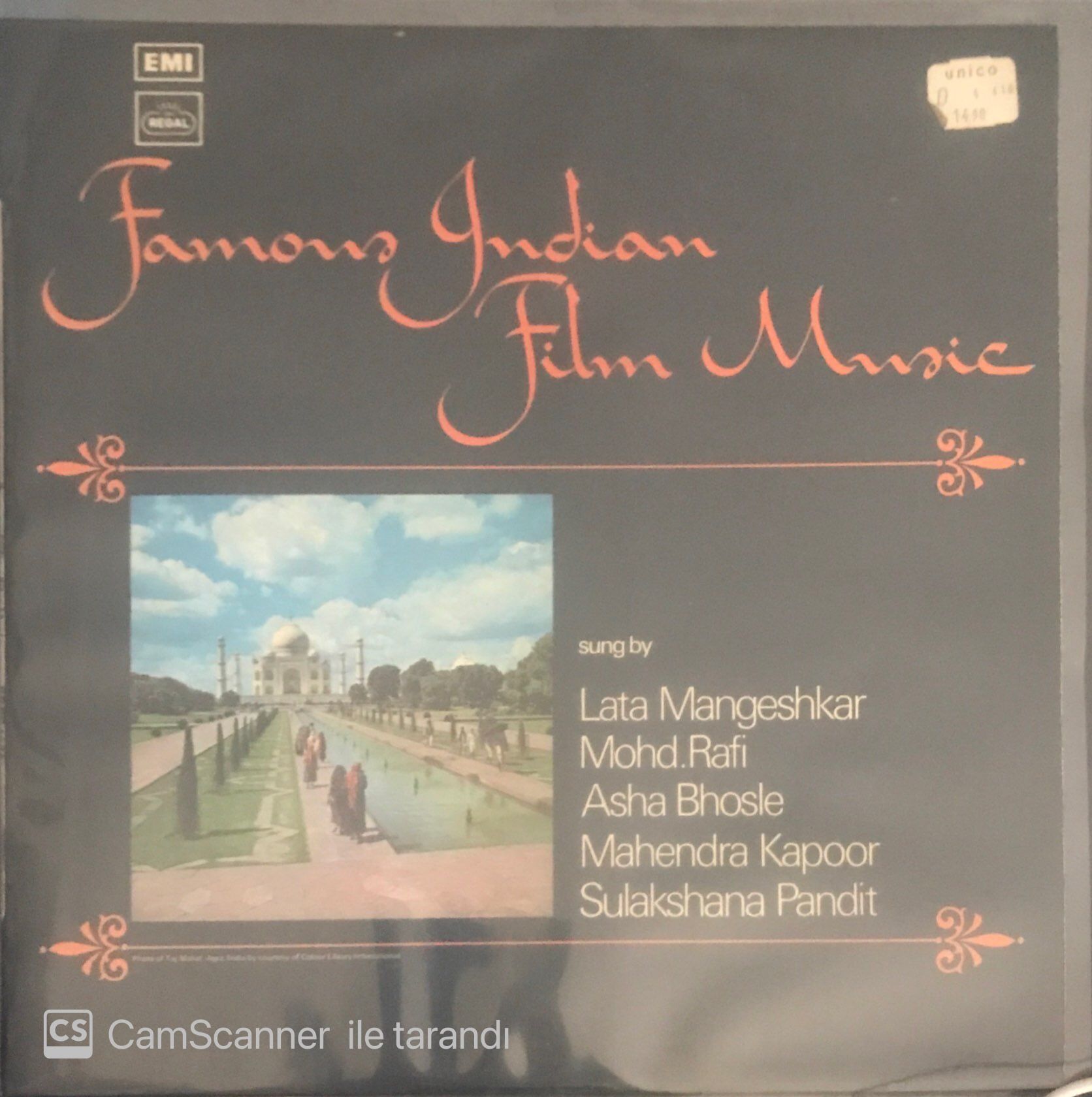 Famous Indian Film Music LP