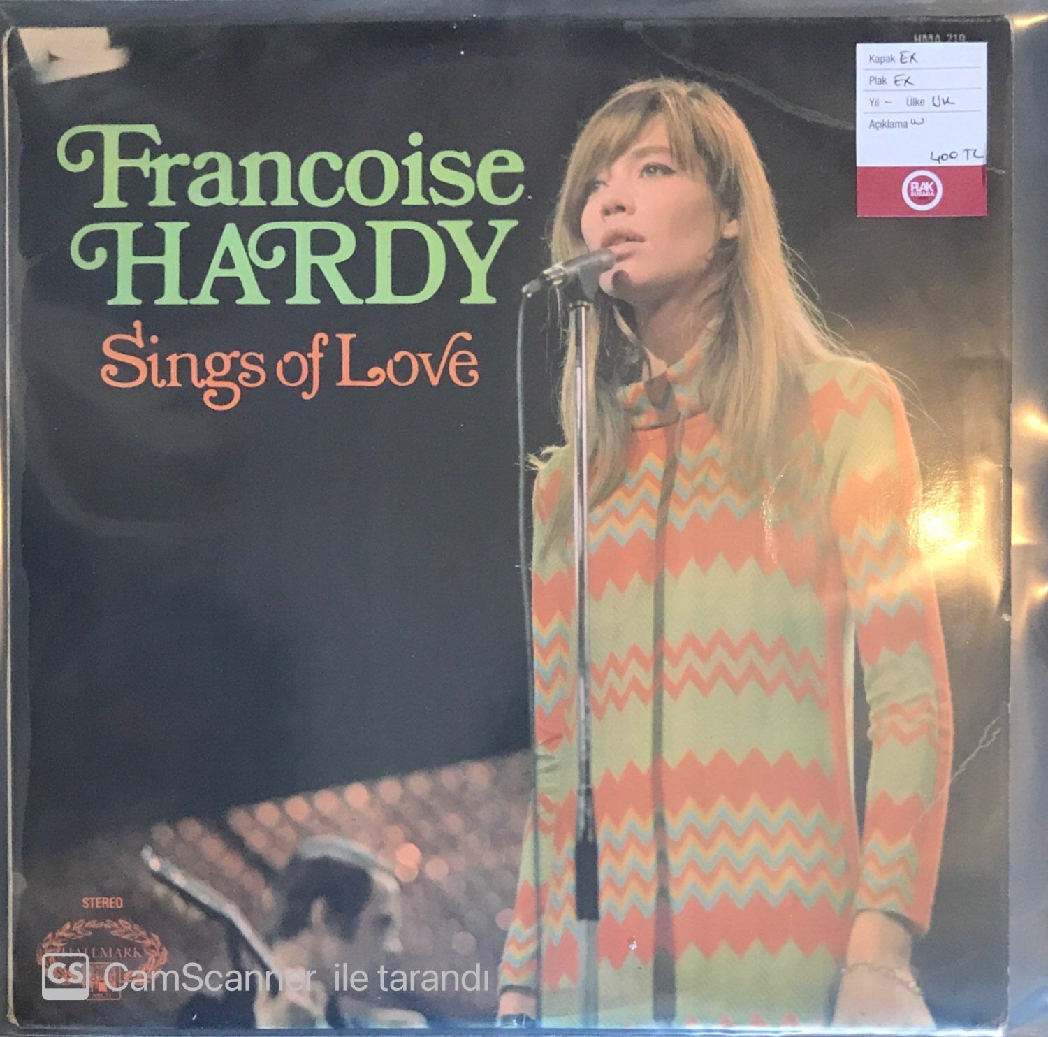 Francoise Hardy - Sings Of Love LP