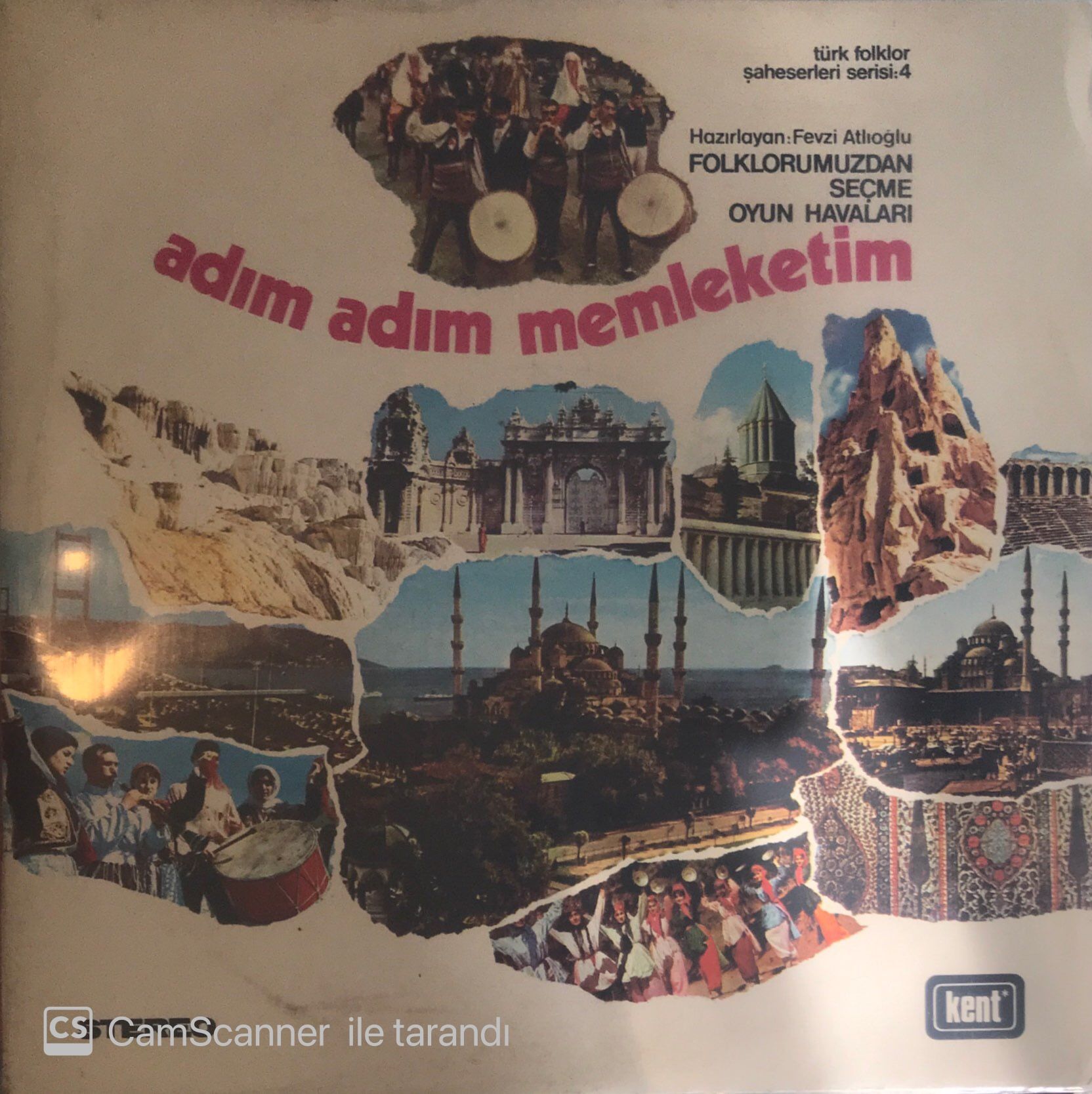 Folklorumuzdan Seçme Oyun Havaları Adım Adım Memleketim LP