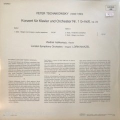 Peter Tschaikowsky Konzert Für Klavier Und Orchester Nr. 1 b*moll Op.23 LP