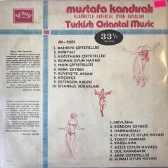 Mustafa Kandıralı - Klarnetle Oriental Oyun Havaları  LP