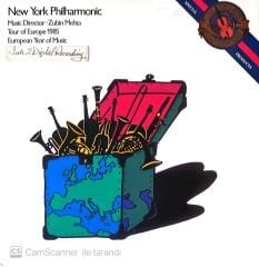 New York Philharmonic Tour Of Europe 1985 LP