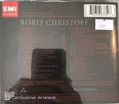 The Very Best Of Boris Christoff CD