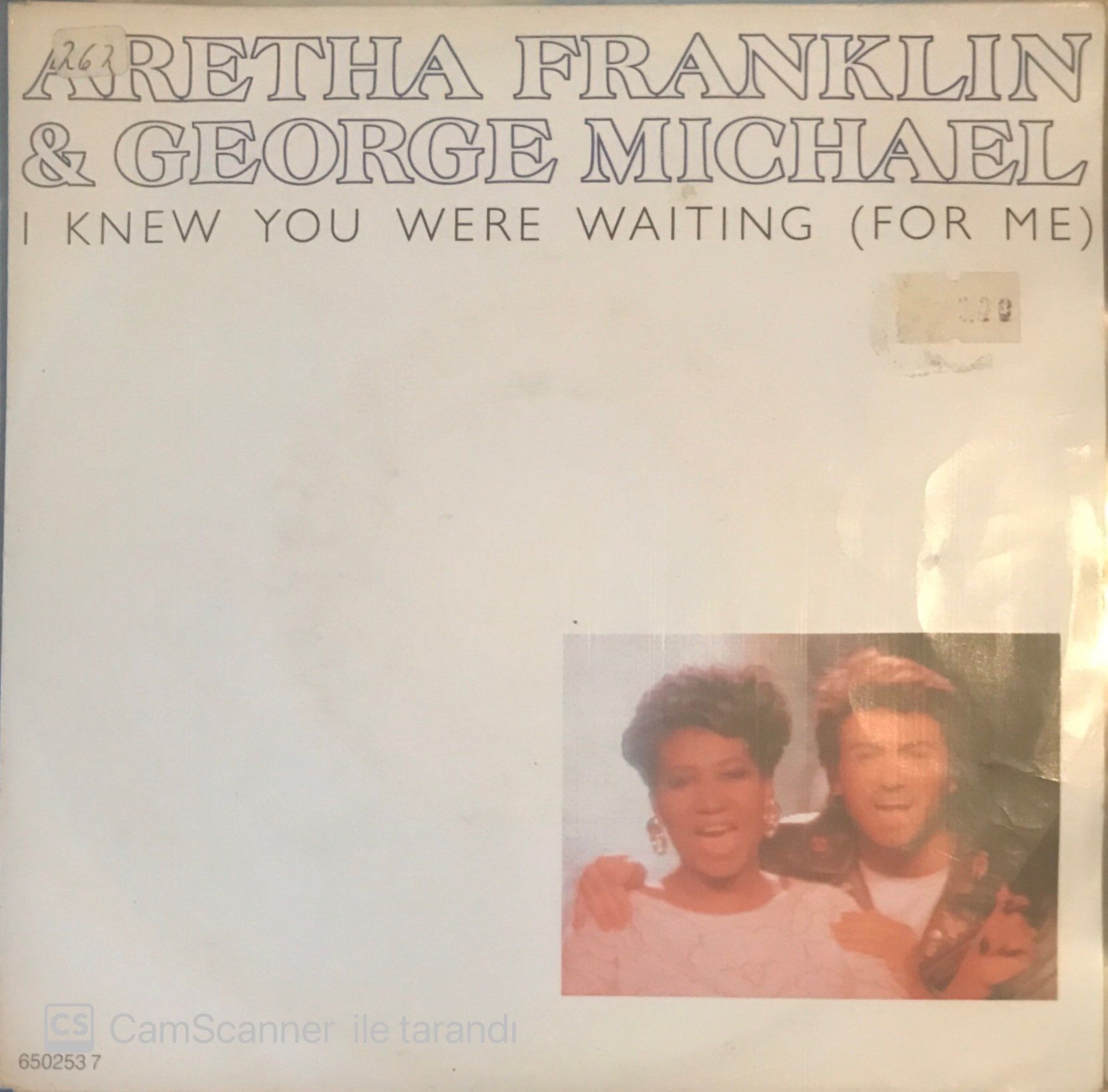 Aretha Franklin And George Michael - I Knew You Were Waiting 45lik