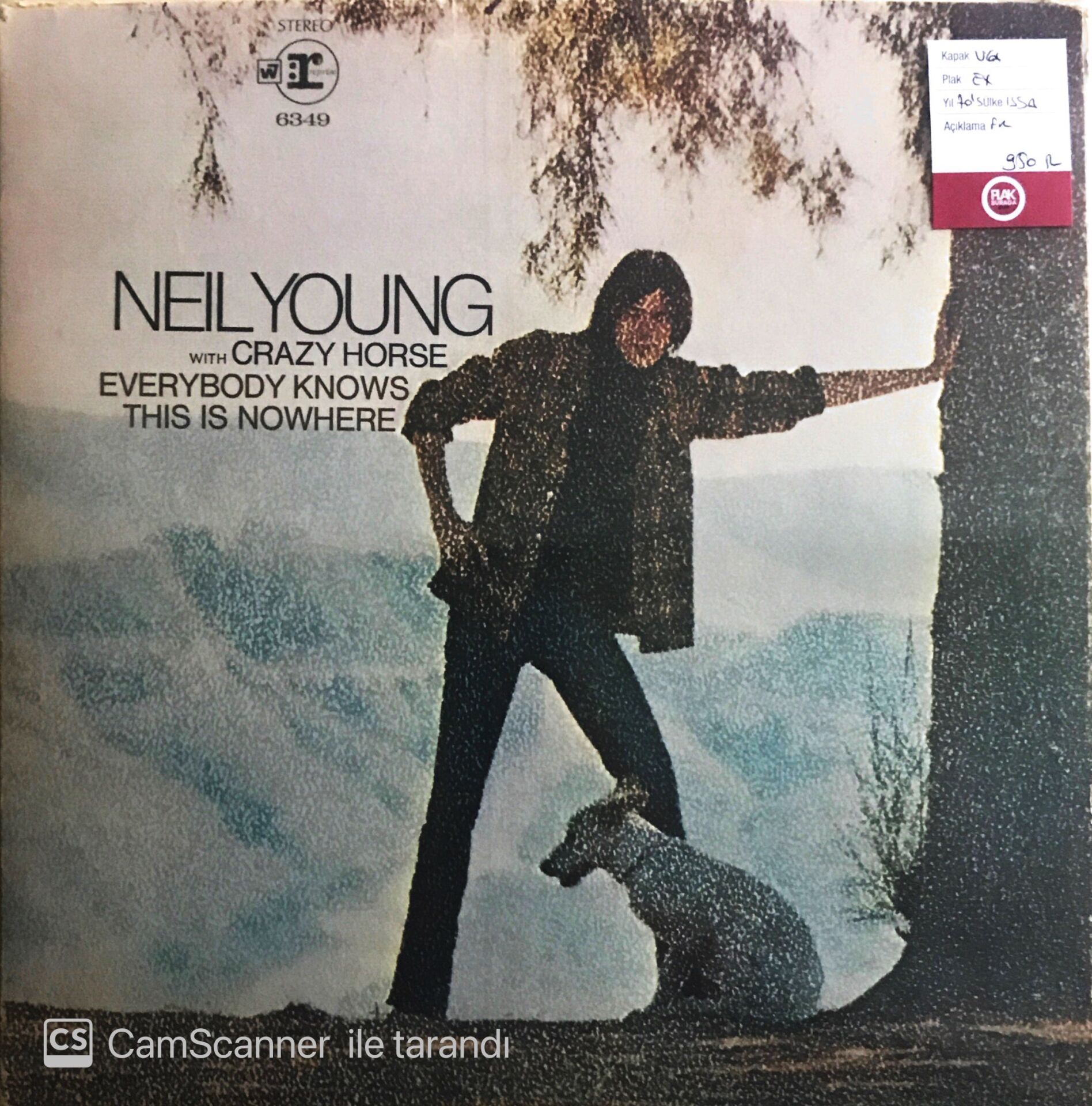 Neil Young with Crazy Horse - Everybody Knows This Is Nowhere -LP